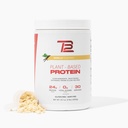 TB12 Plant Based Protein Powder by Tom Brady, 24g of Vegan Pea Protein, Low Sugar, Low Carb, Non-GMO, Meal Friendly, Paleo, Sugar Free, Vanilla Flavor (30 Pelayan / 2.12lbs)