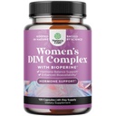 Natures Craft PowerdiM Supplemen untuk Perempuan - Hormone Keseimbangan untuk Perempuan dengan DIM dan Pepper Menopause Dukungan dan PMS Relief - Menopause Suplemen Ekstra 300mg per Serving