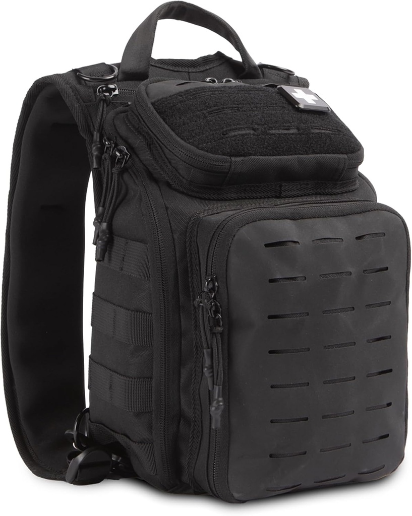 Medik Recon PRO - HSA FSA First Aid Kit - 250 + First Aid and Survival Essentials, Pasokan, & Must Have IFAK for Home, Car, Office or Business - Black