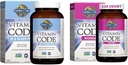 Garden of Life Men & Women 's Multivitamin, Vitamin Code 50 & Wiser Men 120 Capsules dan Vitamin Code Women Multi 120 Capsules