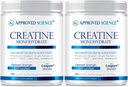 Approved Science Creatine Monohydrate powder with BioPerine - Support Lean Muscle Growth and Recovery - 360 Servings Per Serving - Unflamited - Non-GMO, Vegan