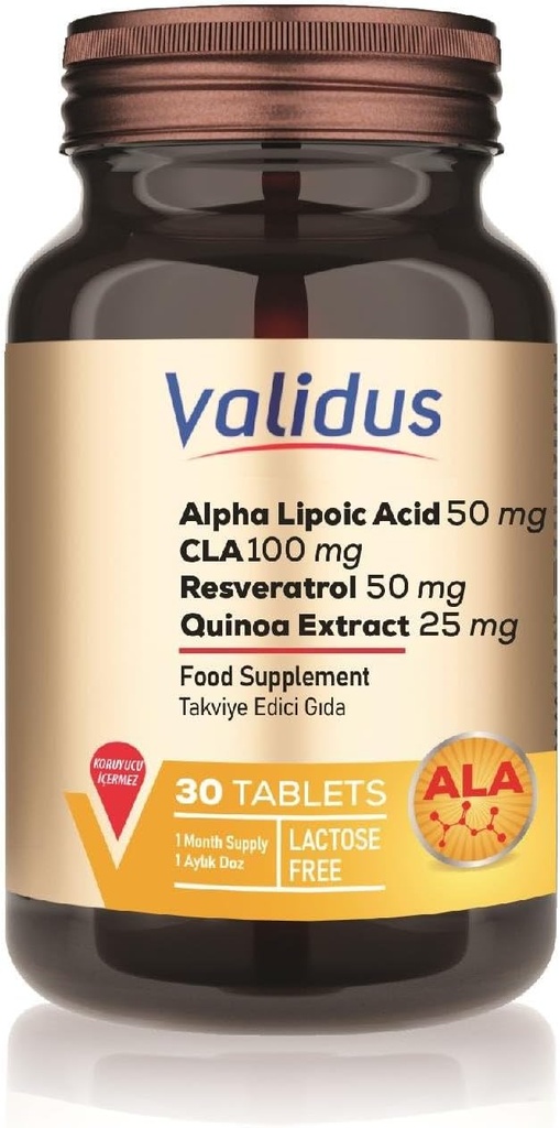 ValIDUS Alfa Lipoic Acid + CLA + Resveratrol 30 tablet