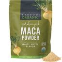 Viva Organ Maca Powder, Gantatinized, 16 oz (1 lb) - Vegan, USDA Organik, Gluten- Bebas, Non- GMO Peruvian Superfood di Refaiable Bag