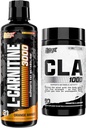Nutrex Research Liquid Carnitine 3000 - CLA 90 Soft Gels - 1000mg Conjugated Linolec Acid Active Blend from Safflower Oil