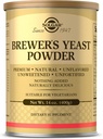 Solgar Brewer 's Yeast Powder, 14 oz - Rich Source of Acids, B-Complex Vitamin, Minemins, & Protein - Natural, Unflamited, Unsweared - Dairy Free, Vegetarian