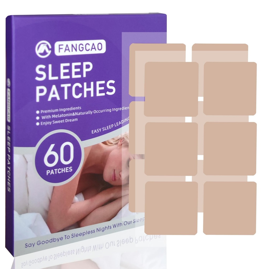 Sleep Patch, Sleep Patch for Dewasa, Premium Ingredians Upgraded 60 Patch Set, Easy to Terapkan dan Comfortable