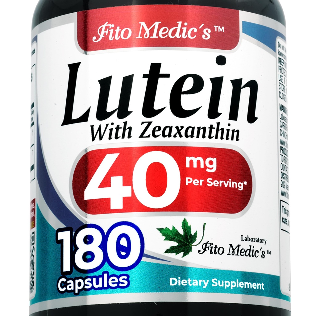 Lab FITO MEDIC 124; Lutein 124; 180 Capsules 124; 40 mg 14; Lutein 40mg 14g 12.4; Luexanthin Suplemen 124; Konsentrat Ekstraksi 124; Lutein 40 mg 14g 14; Lutein dan zeexanthin 124; 12424thin Tinggi Absorpsi.
