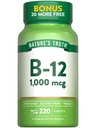 Nature 's Truth Vitamin B12 Tablet 126; 1000 mcg 124; 220 Count 124; Vegan, Non-GMO & Gluten Free Supplemen