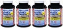 Yerba Prima Psyllium Husks Caps - 180 caps (Paket 4) - Suplemen Serat Alami - Non-GMO Gluten Bebas