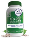 Health Thru Nutrition NAD + Activator 126; NR dengan PQQ 124; 300mg Nicotinamide + 20mg PQQ 124; Mitokondria Maximizer 124; Non-GMO 124; Paket dari 60