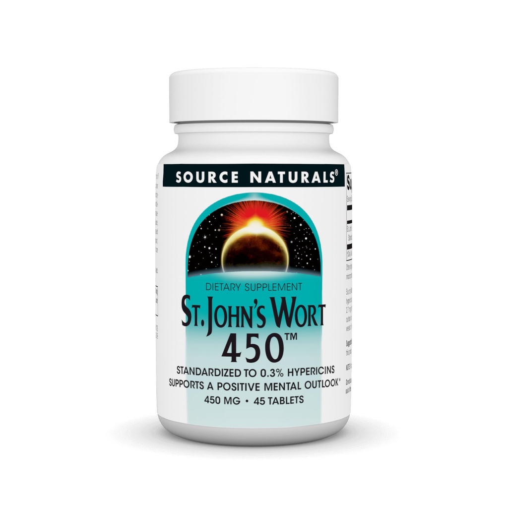 Sumber: St John 's Welt 450 mg Menyediakan Outlook Positif - 45 Tablet