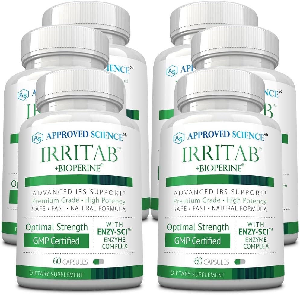 Approved Science Irritab - Natural Digetsy Enzyme Suppply - Total Dukungan - 6 Bulan