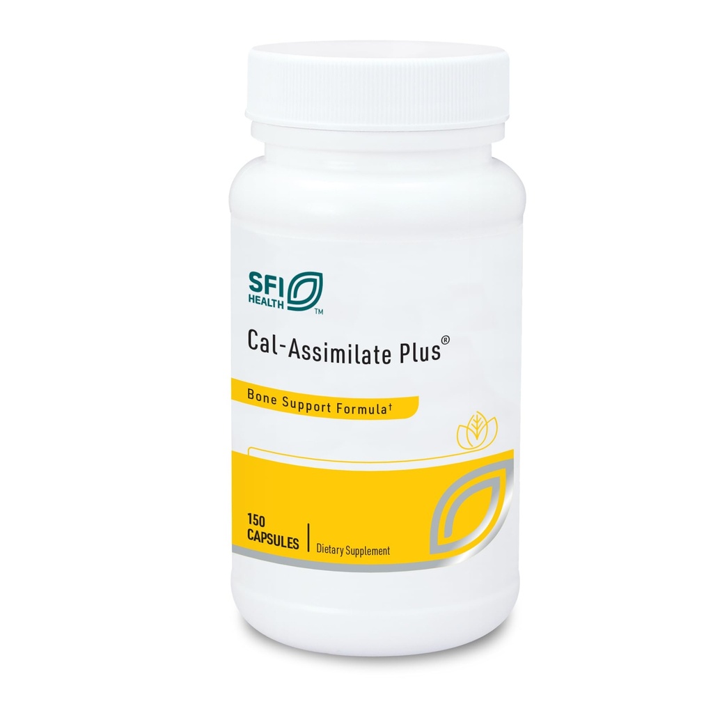 Klaire Labs SFI Health Cal- Assilate Plus - Triple Calcium Bone Support Complex dengan Vitamin D3, Key Minerals & Chondroitin Sulfate, hypoalergenic & BSE-Free (150 Capsules)