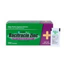 CareAll Bacitratin Antibiotic Zinc Oinc (144 Pack), 0.9gr Foil Packet. Ovida Bantuan Pertama Infeksi Pencegahan untuk Potongan Kecil, Scrapes dan Luka Bakar