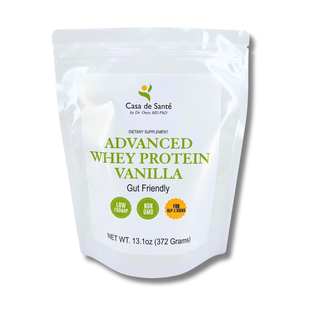 FODMAP Elemental Diet Powder GLP1 IBS & SIBO Keto Paleo 124; ProHydrolase Digetical Enzymes Atter. Gluten Soy Sugar & Grain Free 124; Low Carb Whey Protein Isolate (WPI) Gut Frid All Natural Vanilla
