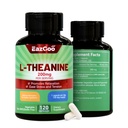 L- Theanine 200mg, Amino Acid Suplemen untuk Mendukung Relaksasi, Stress, L Theanine Capsules - Non-GMO, Gluten Bebas, 240 Veg Capsules