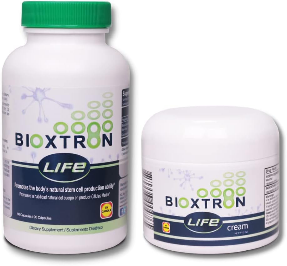 Tambahan Sel Stem Bioxtron Life AFA - Dukungan Bersama & Muscle Pain - Dukungan Sistem Imune - Dukungan Tingkat Energi