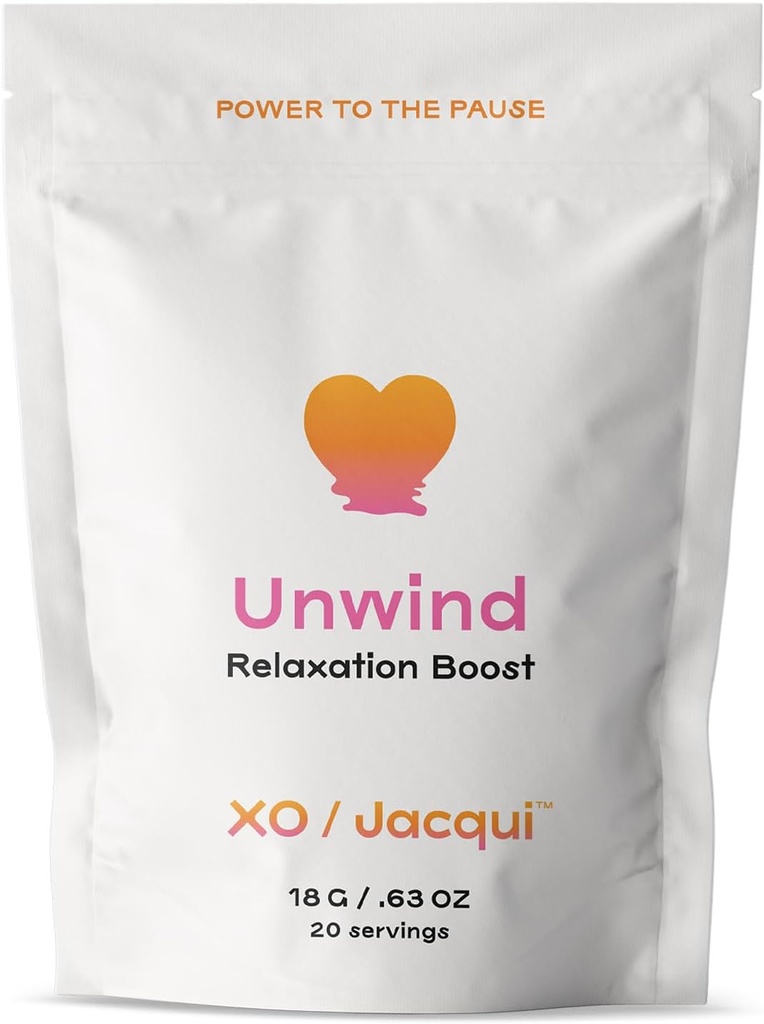 Unwind Boost Mempersiapkan Dukungan Menopause Organik Alam untuk Bantuan Stress - Add- pada Powder Booster Protein - Membantu Pelein Membebaskan Gejala Menopasal - dengan Chamomile Organik, Lavender & Lemon