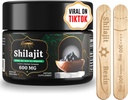 Sennasi 600 MG Shilajit Resin - Shilajit Suplemen dengan Fulvic Acid & 85 + Trace Minemency for Energy, Iman, Brain Power, 30 Grams