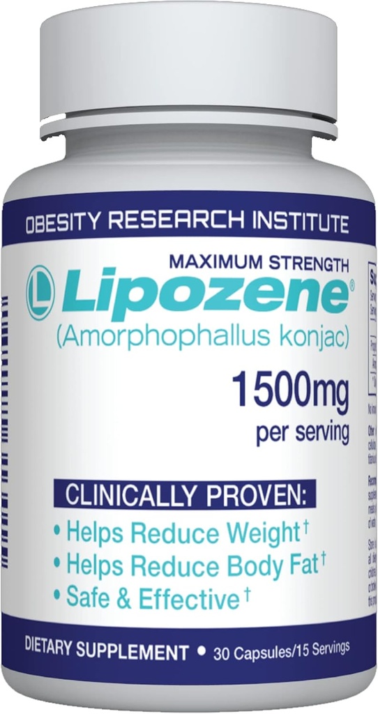 Lipozene ® Diet Weight Loss Suplemen - 1 Botol 30 Kapsul -
