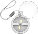 Durable Pill Splitter, Precise Dual- Blade Aluminum Pil Cutter untuk Small & Large Pills, Compact Pill Case dengan Lanyard untuk Travel, Daily Use