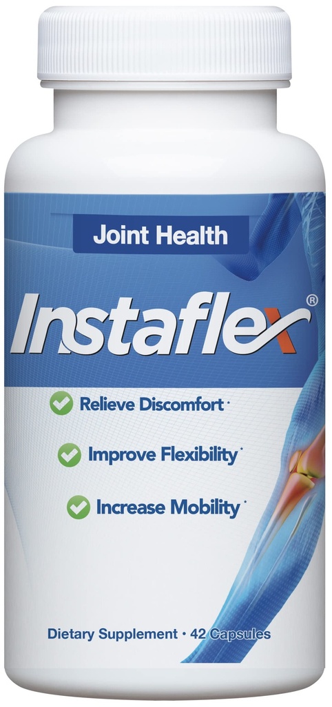 Instralex Joint Suppplement - Clinically Studied Joint Relief Blend of Glucosamine, MSM, White Willow, Turmeric, Ginger, Cayenne, Hyaluronic Acid - 42 Capsules