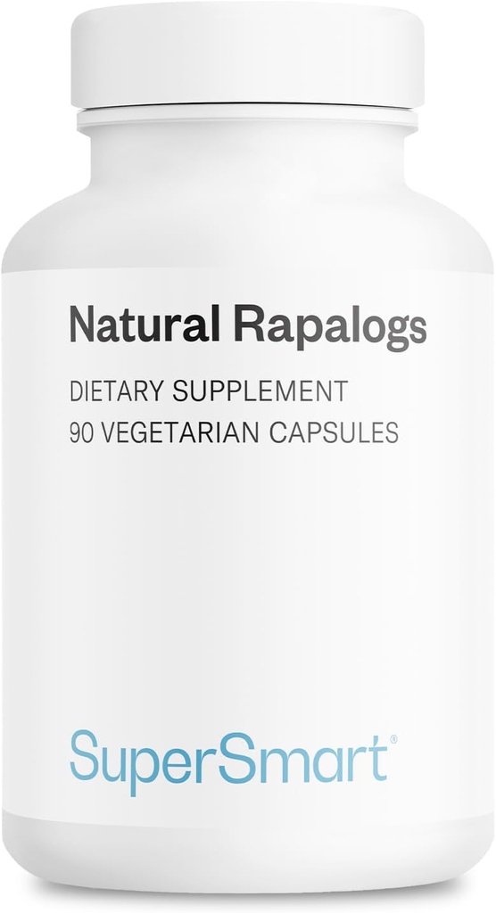 Supersmart - Natural Rapalog (Advanced Formula) - with Ecgg, Fisetin, Trans- resveratrol, Salicin, Curcumin Phytosome 12.4- GMO & Gluten Free - 90 Vegetarian Capsules