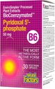 Faktor Alam BioCoenzim Pirodoxal 5 '-Fosfat 50mg 30 VCaps