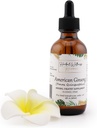 American Ginseng Liquid Extract (Panax Ququinevollius) - Dietary Suplement for Energy & Imunity Support, Organic Vegetable Glycerin, 2 Fl.oz