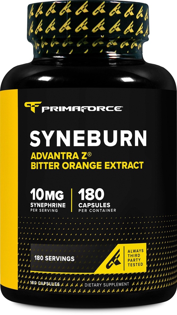PrimaForce Syneburn Suplemen, 180 Capsules - Synefrine dari ADVANTRA Z