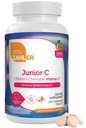 Zahler Junior C Advanced Chewable Vitamin C for Kids - Imune Dukung Anak-anak Vitamin di Flavor Jeruk yang Lezat - Kosher Kids Vitamin C untuk Kebal - Vitamin C Antioksidant - (180 Count)