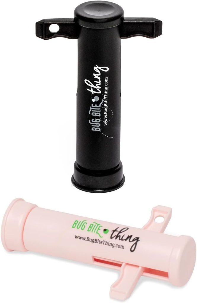 Alat Penghisap Bug Bite - Gigitan Bug dan Stings Bee / Wasp, Relief Gigitan Natural Insect, 2- Pack, 1 Black / 1 Pink