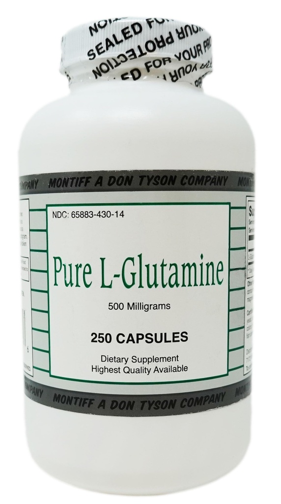 Murni L Glutamine 500 mg 250 caps