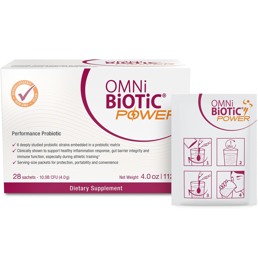 Performance Power High Probiotic Suplemen Probiotic - Powder Probiotik dengan Magnesium Citrate untuk Lifestyle Aktif - Supports Gut Health, Muscle Recovery, and Energy - Vegan, Non-GMO (30 Servings)