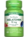 Nature 's Truth Melonatin 12mg 124; 60 Fast Dissolve Tablet 14; Natural Berry Flavor 124; Vegan, Non-GMO & Gluten Free Supplemen