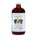 LIQUIDHEALTH Attention Liquid Multivitamin for Kids & Teens - improve Memory Retention, Concentration, Mood, Relaxation & Calming - Made in The USA, Great Taste, Vegan, Sugar- Free (16 oz)