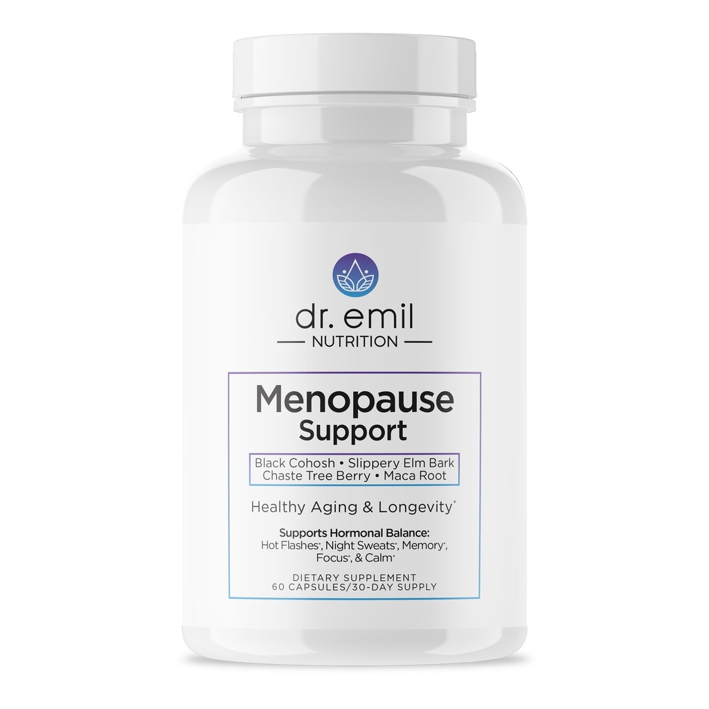 Bantuan Menopause Perempuan - Multi--Symptom Menopause Relief for Hot Flashes, Night Sweats & Mood Swings - Menopause Dukungan Pil dengan Black Cohosh - 30 Day Suppply