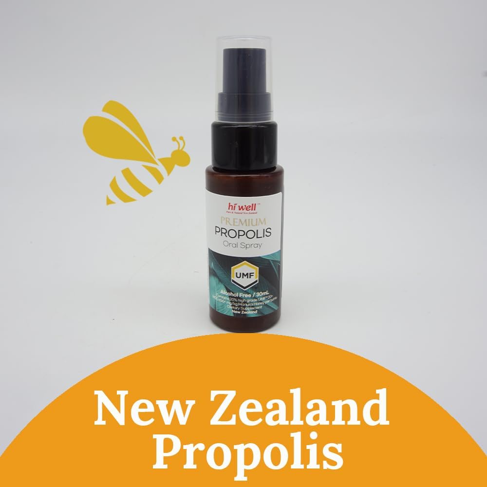 (Pack of 3) Hi Well Premium Propolis MGO 830 + Oral Spray 30ml
