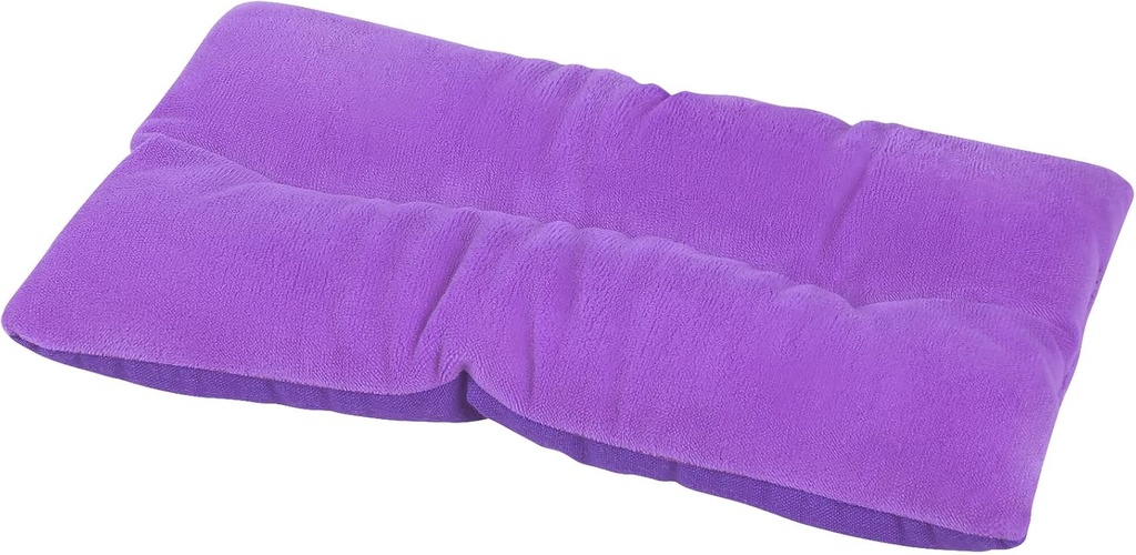 Atsuwell Microwave Haating Pad, 6 x 11 Haating Pad Microwatable for Cramps, Stomach, Knee, Muscle, Joints, Moist Rice Heaing Pad for Warm Compress, Purple