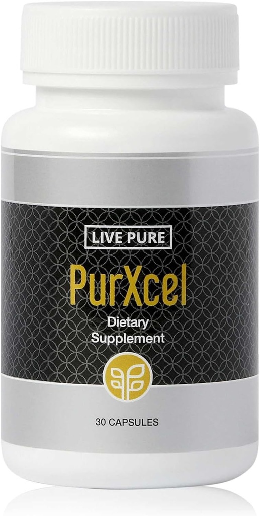 PURE PurXcel Antioxidant Supplement = Suplemen 124; 30 Capsules 12.4; Coolantioksidant Blend with Glutathione & Superoksida Dismutase 124; Supports Skin, Joints & Natural Cleansing