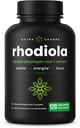 Rhodiola Rocea Suplemen 600mg 124; 120 Vegan Capsules 124; Rhodiola Romea Extract for Energy, Stress Relief, Mood and Focus 124; Adaptogenic Root dengan Rosavin & Salidrosides 124g Pills oleh NurtracChamps