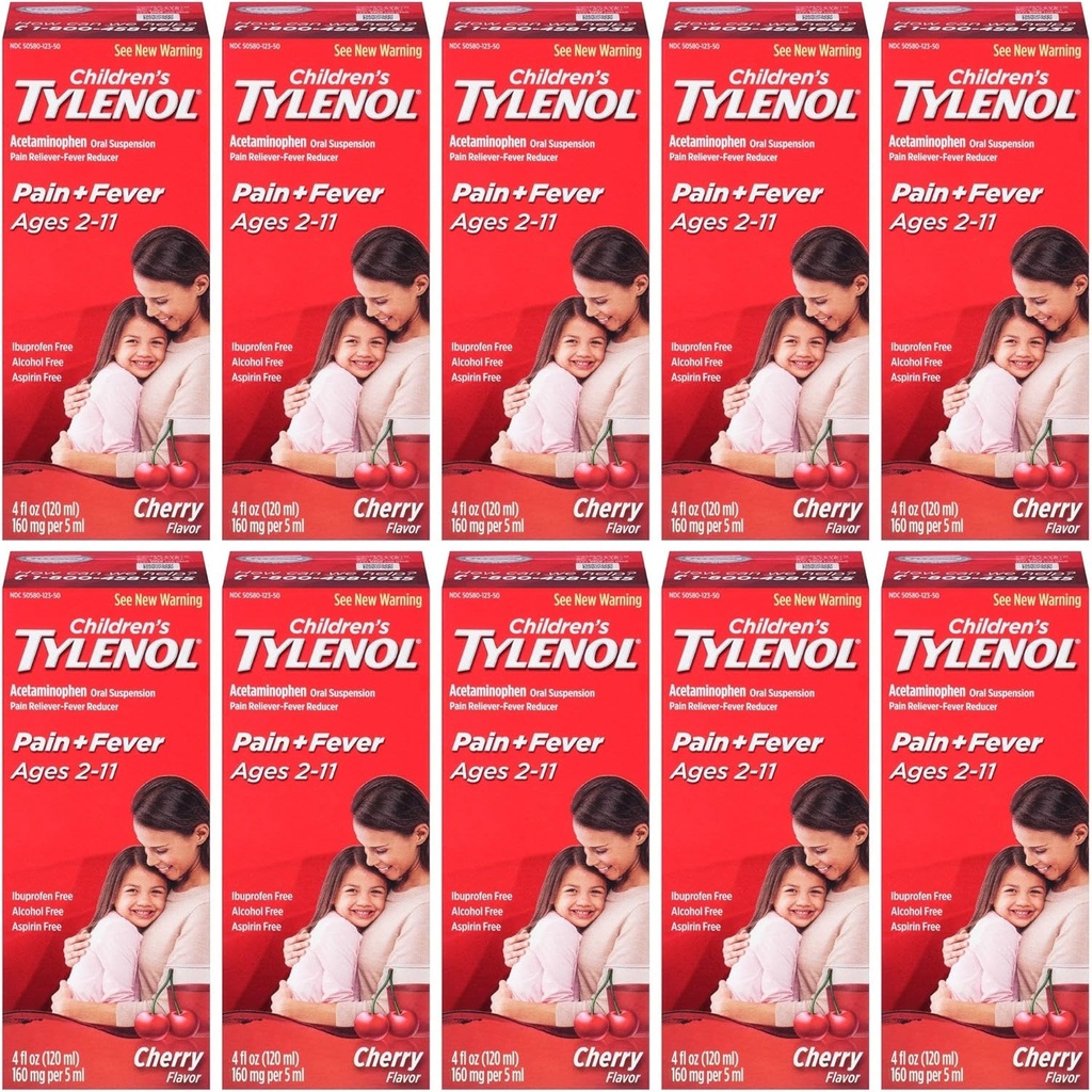 Tylenol Chld Cherry Liq Ukuran 4z Tylenol Anak-anak Cherry Blast Oral Suspension