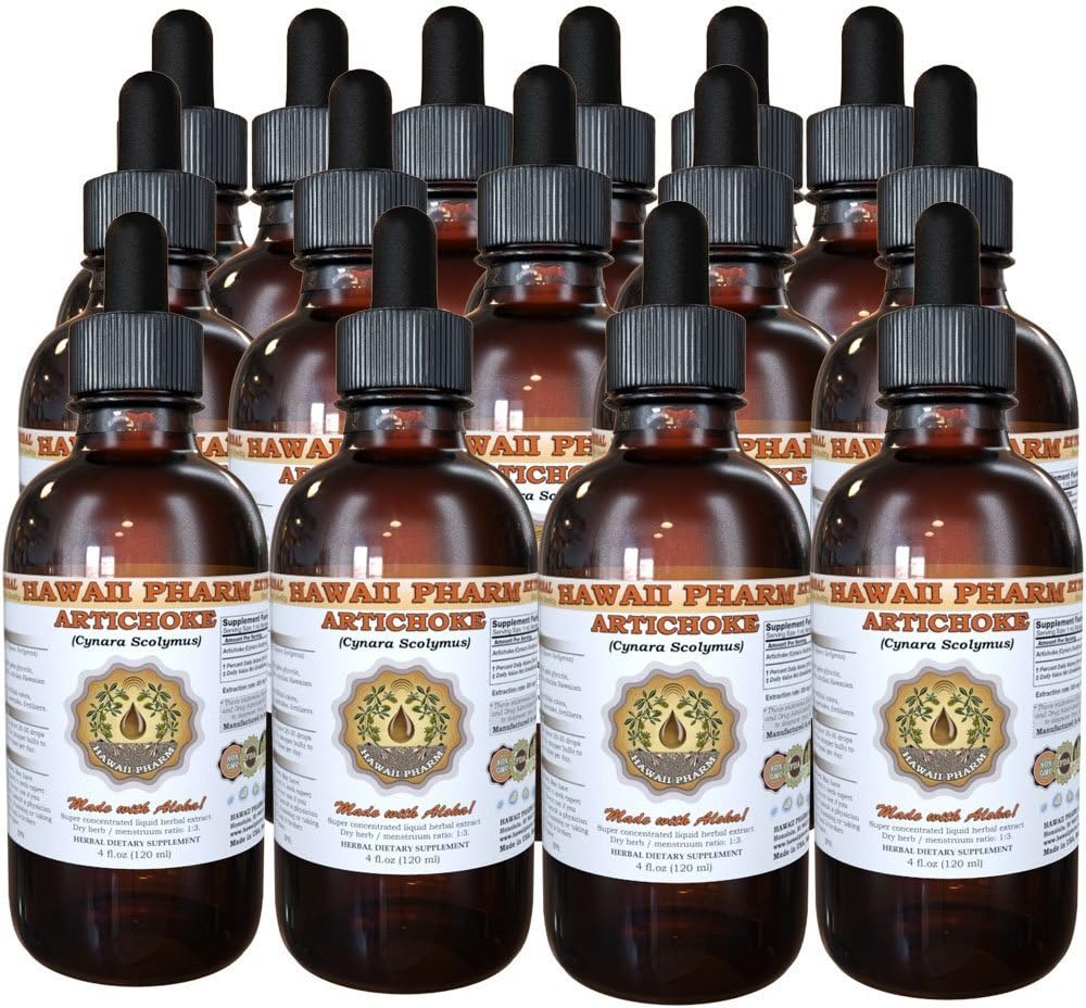 Ekstrak Cair Artichoke, Artichoke Organik (Chakhira jerrymus) Tincture 15x4 oz