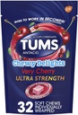 Tums Chewy Delights, Sangat Cherry 32 ea Pack dari 4 oleh TUMS