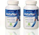 Dukungan Bersama Instralex - Secara klinis Mempelajari Gabungan Gabungan Glucosamin, MSM, Willow Putih, Turmeric, Ginger, Cayenne, Acid Hyaluronic - 2 Pack, 180 Capsules