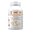 ANDREW LESSMAN Vitamin K2 MK7 120 mcg 60 Softgels - Escularly for Healthy Calcium Utilisasi, Promots Optimum Skeletal, Heart and Arterial Health. Tidak ada Addonist. Mudah untuk Swallow Softgels