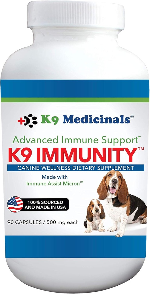 K9Medicinals K9 Imunity Capsules - 90 Count, White (IMS-CAP-90)