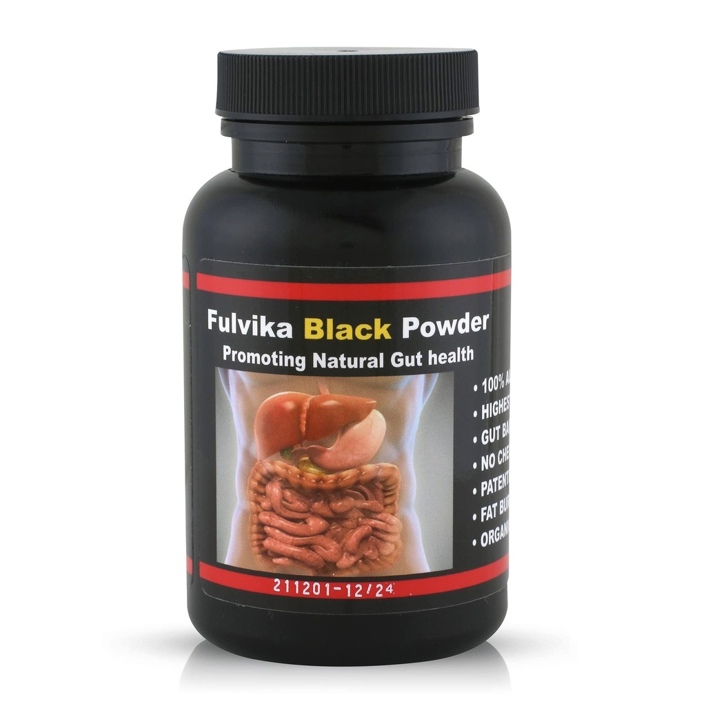 74 + Trace Mineral Powder with Humic & Fulvic Acid (166 Servings) - Planvorless - Based, Vegan, Trace Mineral Suplement with Electrolite pH (Kosher) - Black Water - by Fulvika Black