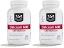 365 oleh Whole Foods Market Calcium dengan Tablets D3 Vitamin, 120 Cacah (Paket 2)