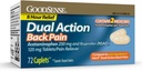 GoodSense Dual Action Acetaminophen and Ibuprofen (NSAID) Tablet, 250 mg / 125 mg, Back Pain, 72 Count